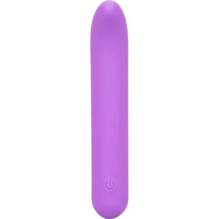 Фиолетовый мини-вибромассажер Liquid Silicone Mini G Vibe для стимуляции зоны G - 10,75 см - Bliss. Фотография 5.