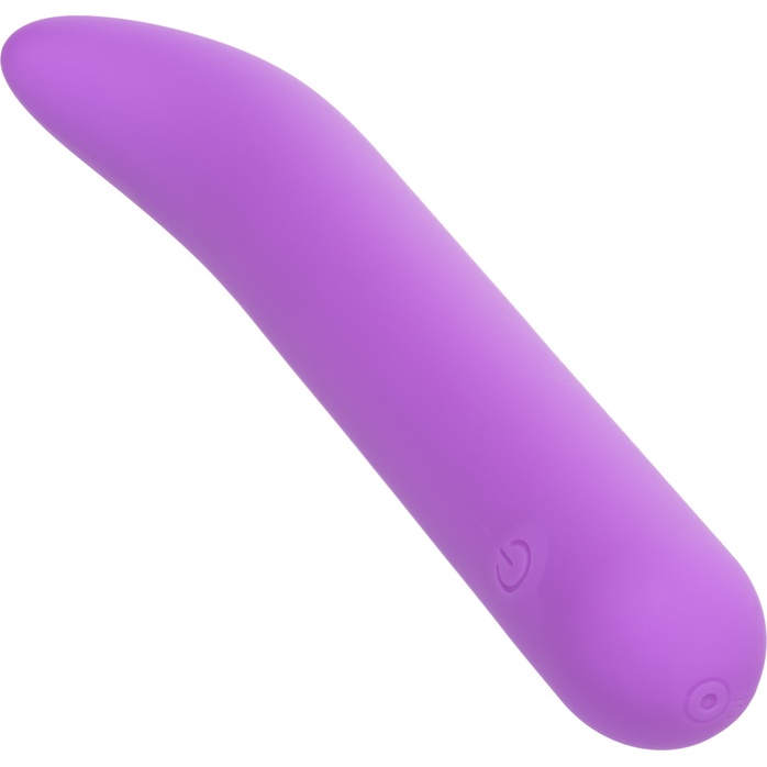 Фиолетовый мини-вибромассажер Liquid Silicone Mini G Vibe для стимуляции зоны G - 10,75 см - Bliss. Фотография 8.