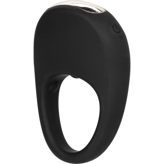 Черное эрекционное виброкольцо Silicone Rechargeable Pleasure Ring - Couples Enhancers