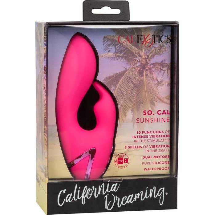 Розовый вибратор-кролик So. Cal Sunshine - California Dreaming. Фотография 10.