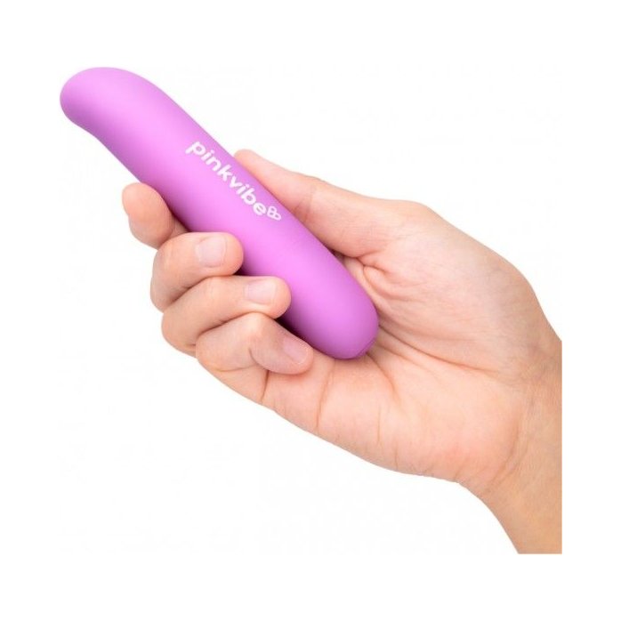 Фиолетовый вибромассажер Pink Vibe для стимуляции точки G и клитора - 12,2 см. Фотография 3.