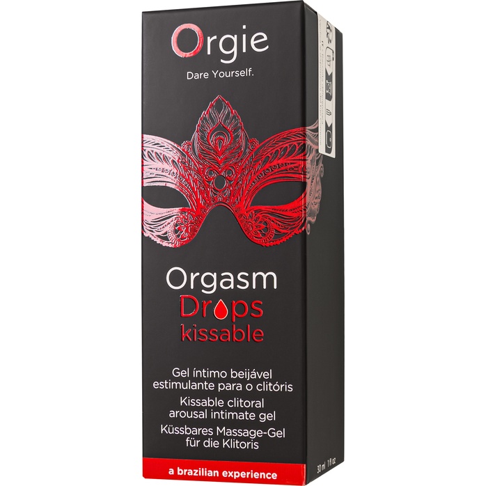 Интимный гель для клитора ORGIE Orgasm Drops Kissable - 30 мл. Фотография 6.