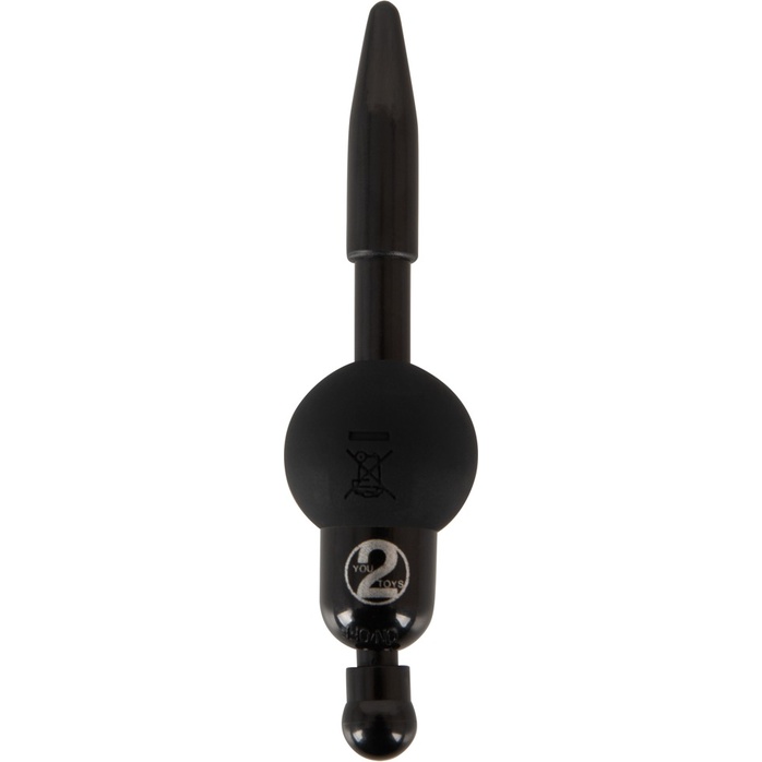 Черный уретральный вибростимулятор Vibrating Penis Plug - You2Toys. Фотография 5.