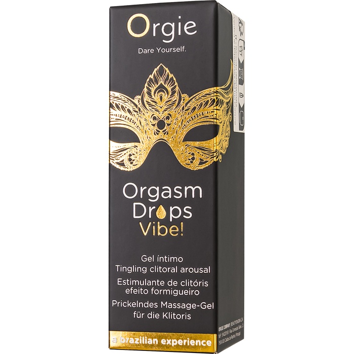 Возбуждающий гель для клитора ORGIE Orgasm Drops Vibe - 15 мл. Фотография 6.