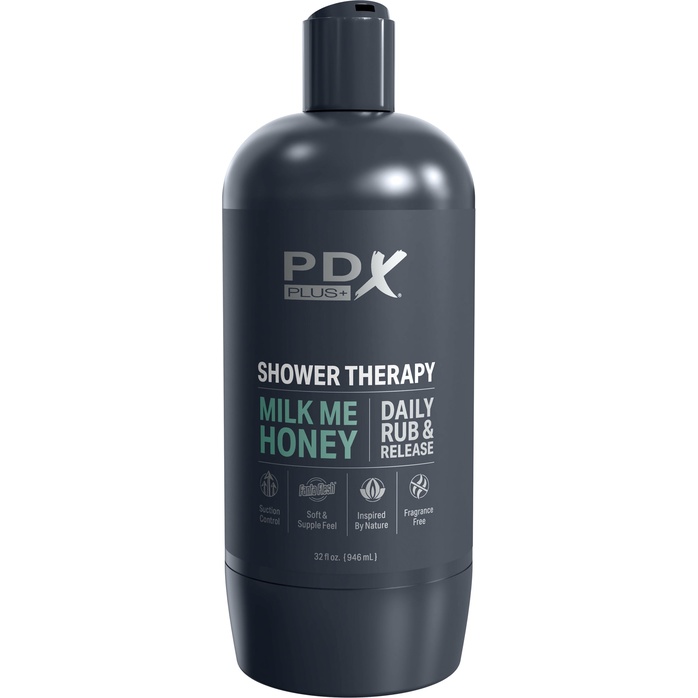 Телесный мастурбатор-вагина Shower Therapy Milk Me Honey - PDX Plus. Фотография 4.