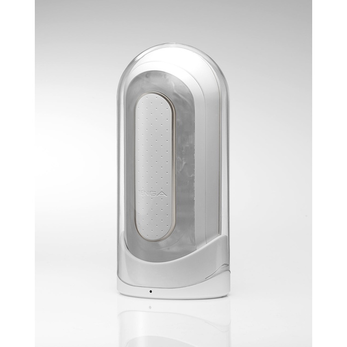 Белый мастурбатор Tenga Flip Zero Gravity с вибрацией - FLIP Series. Фотография 14.
