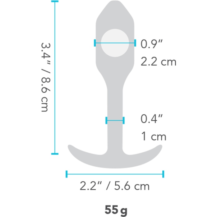 Сиреневая анальная пробка для ношения Snug Plug 1 - 9,6 см. Фотография 3.