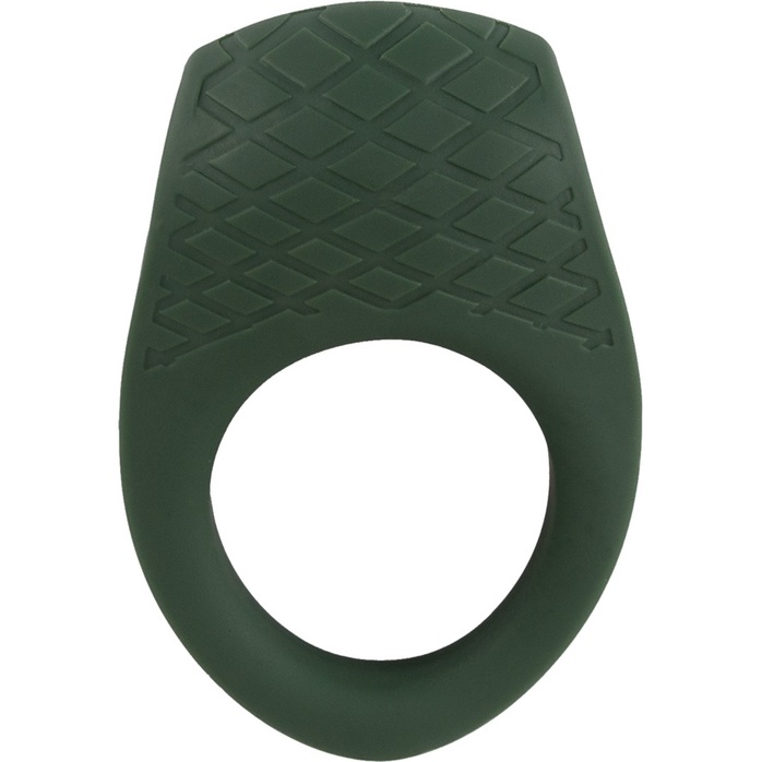 Зеленое эрекционное виброкольцо Luxurious Vibro Cock Ring - You2Toys. Фотография 5.