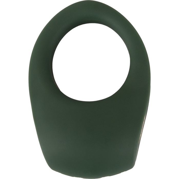 Зеленое эрекционное виброкольцо Luxurious Vibro Cock Ring - You2Toys. Фотография 6.