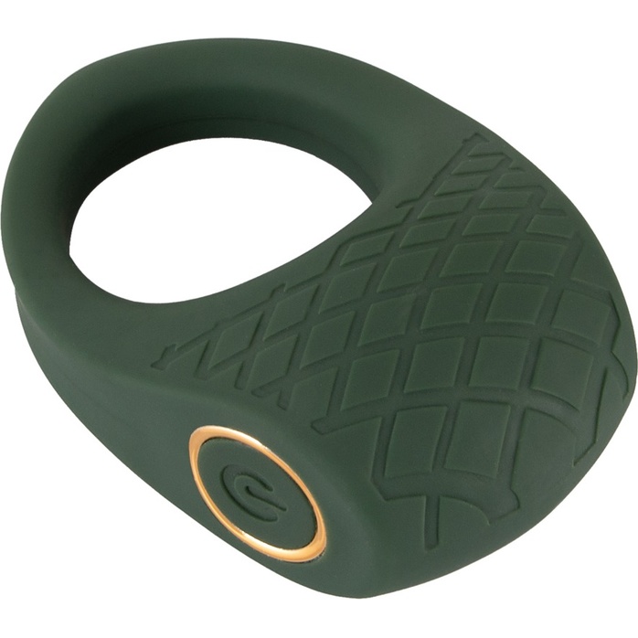 Зеленое эрекционное виброкольцо Luxurious Vibro Cock Ring - You2Toys