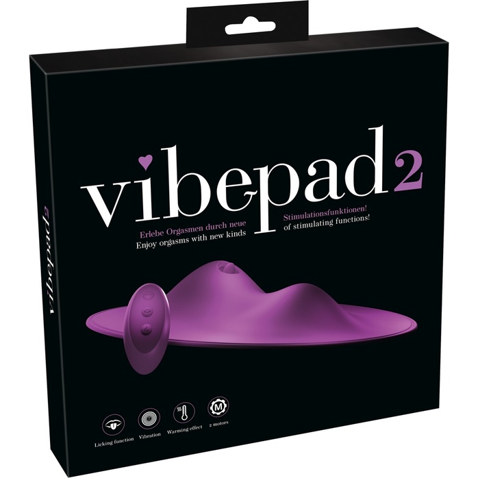 Фиолетовая подушка-вибромассажер Vibepad 2. Фотография 2.