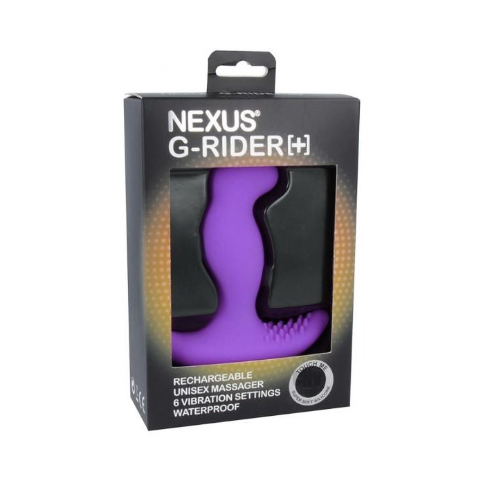 Фиолетовый вибромассажер простаты Nexus G-Rider - 12,6 см. Фотография 3.