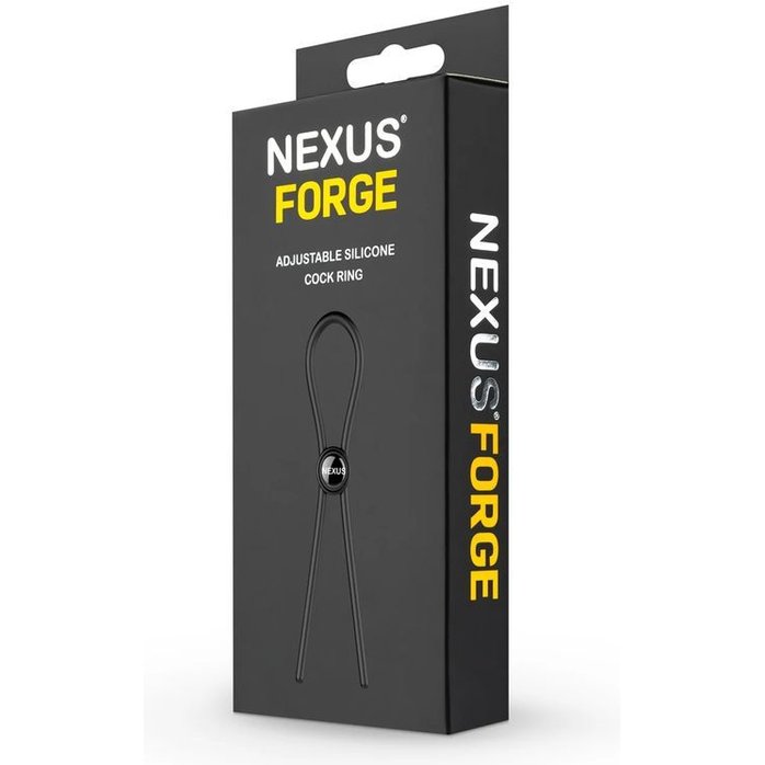 Черное эрекционное лассо Nexus Forge Single. Фотография 3.