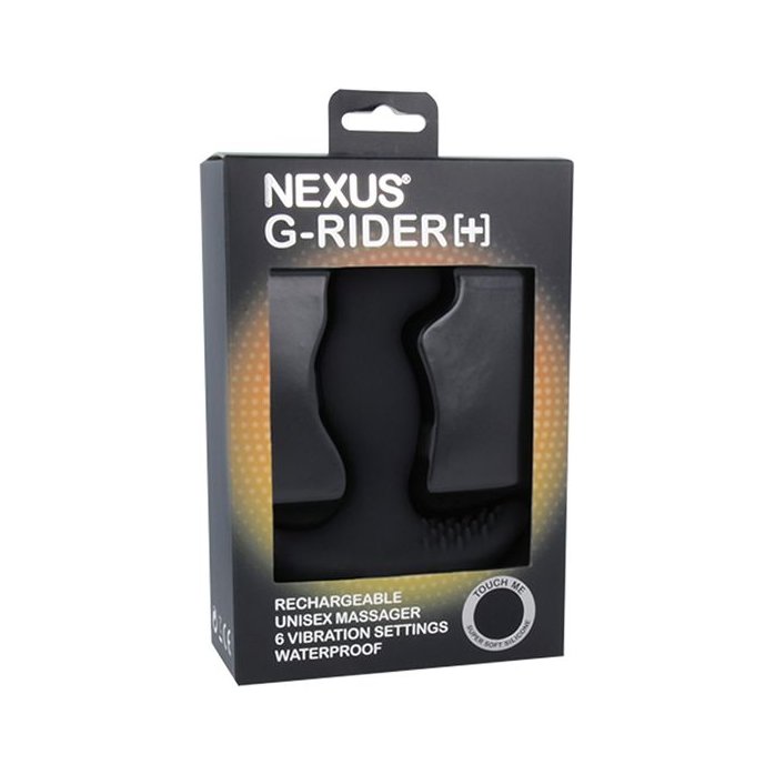 Черный вибромассажер простаты Nexus G-Rider - 12,6 см. Фотография 3.