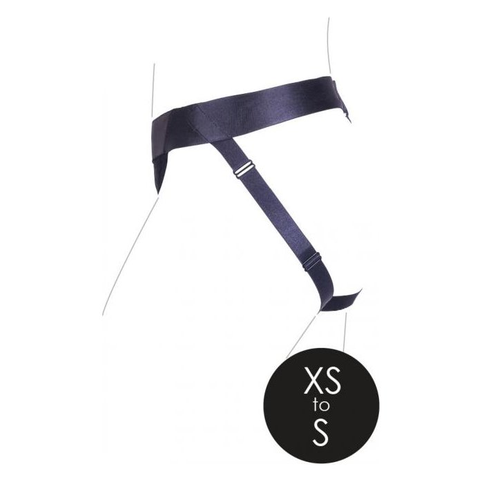 Черные трусики-джоки для страпона с вибропулей - размер XS-S - Ouch!. Фотография 11.