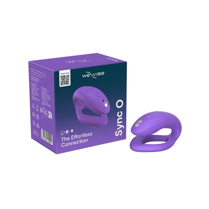 Фиолетовый вибратор для пар We-Vibe Sync O. Фотография 3.