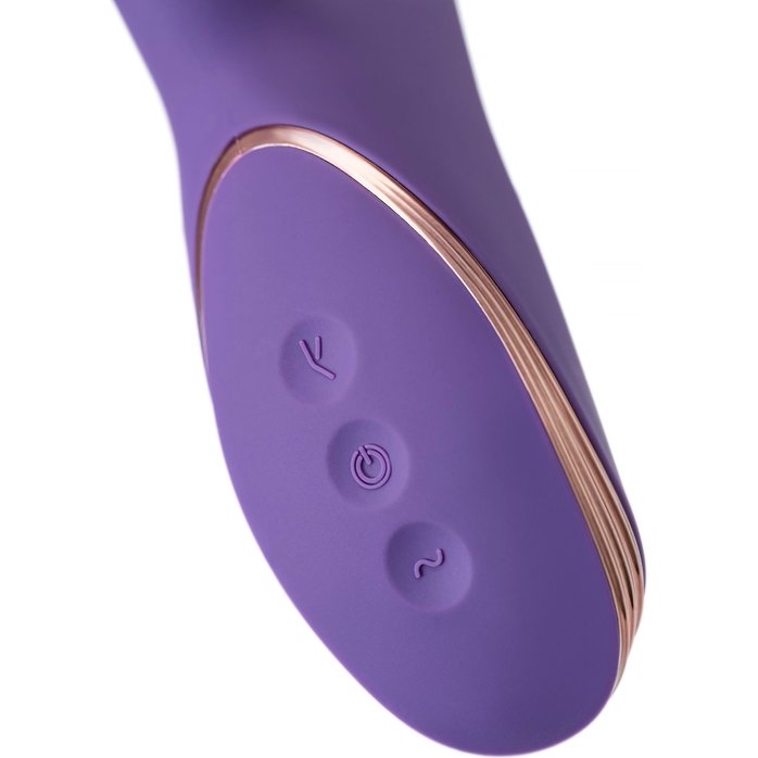 Фиолетовый вибратор-кролик Fingie с функцией Come-Hither - 21,6 см. Фотография 25.