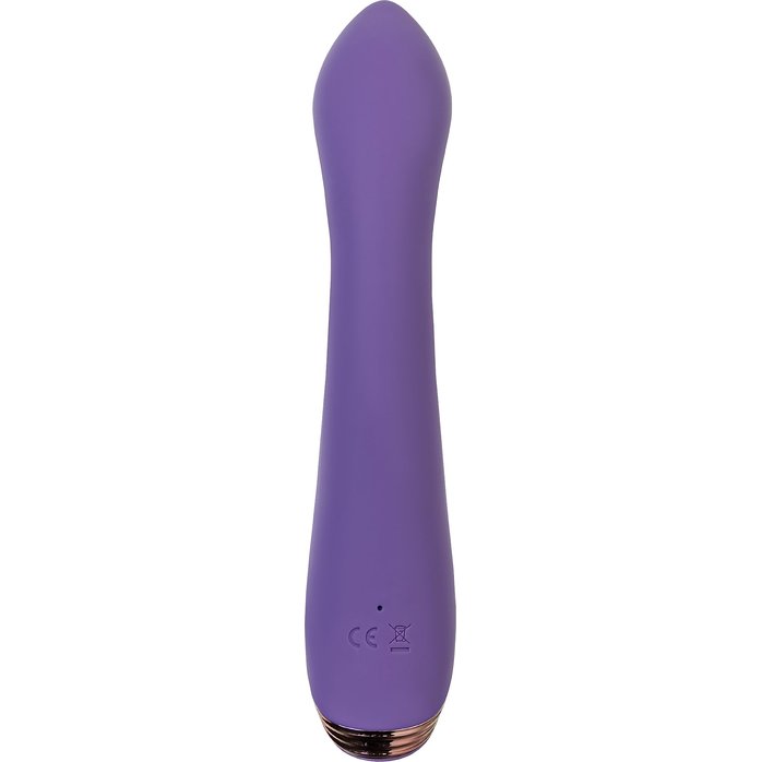 Фиолетовый вибратор-кролик Fingie с функцией Come-Hither - 21,6 см. Фотография 7.