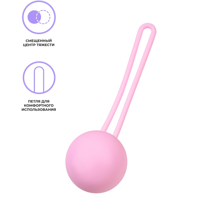 Розовый вагинальный шарик Pansy. Фотография 5.