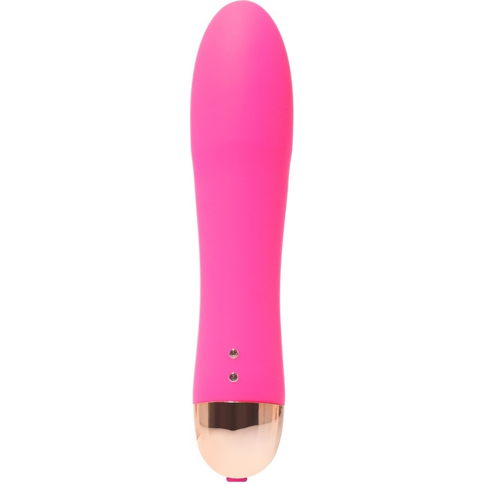 Розовый гладкий вибратор Massage Wand - 14 см - Оки-Чпоки