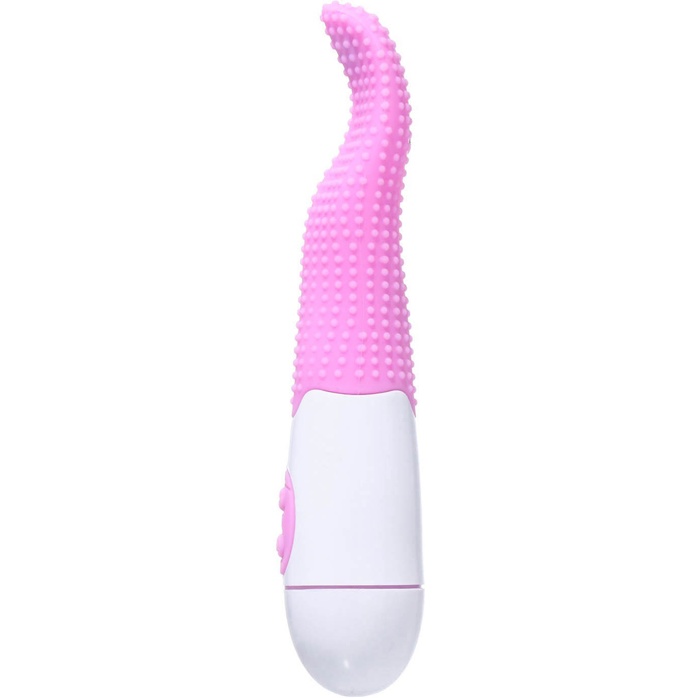 Розовый вибратор-язык Tongue Lick - 16,3 см - Оки-Чпоки. Фотография 3.