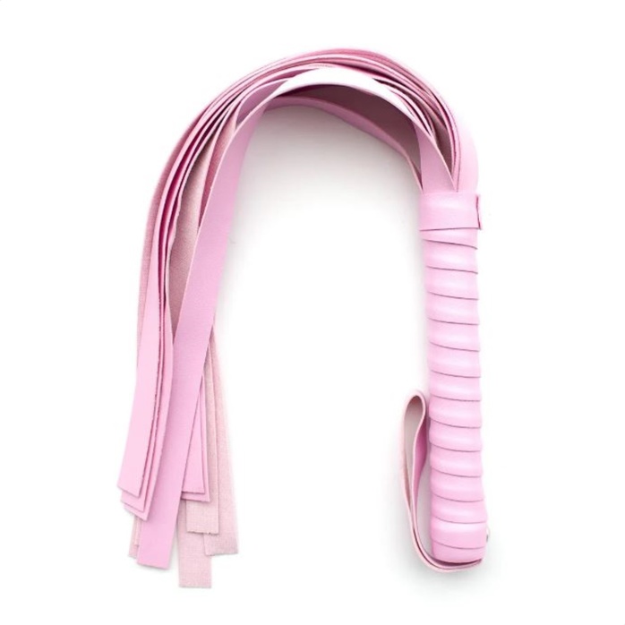 Розовая плеть с петлей - 55 см - Оки-Чпоки