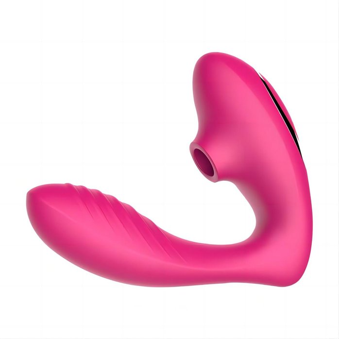 Розовый вибромассажер Clitoral Sucking Vibrator OG для стимуляции клитора и точки G. Фотография 5.