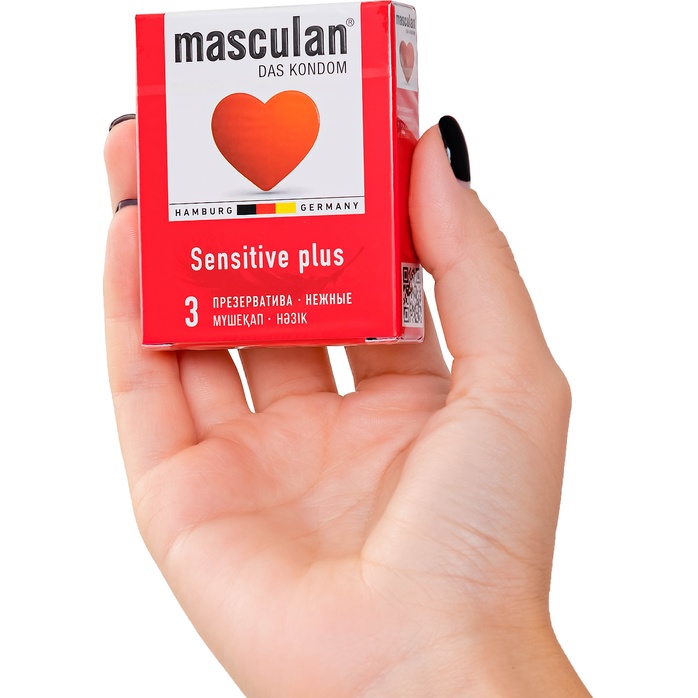 Презервативы Masculan Sensitive plus - 3 шт. Фотография 3.