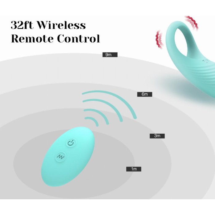Кольцо на пенис с вибрацией и дистанционном управлении Vibrating Cock Ring. Фотография 4.