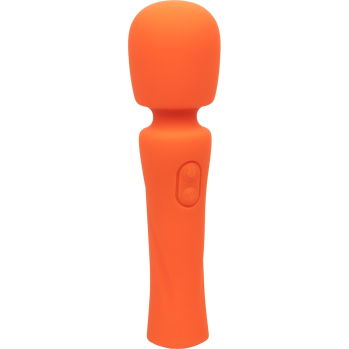 Оранжевый вибромассажер Stella Liquid Silicone Mini Massager - 14,5 см - Stella