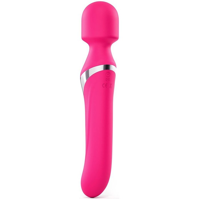 Розовый двусторонний вибромассажер Dual Orgasms - 23,5 см. Фотография 3.