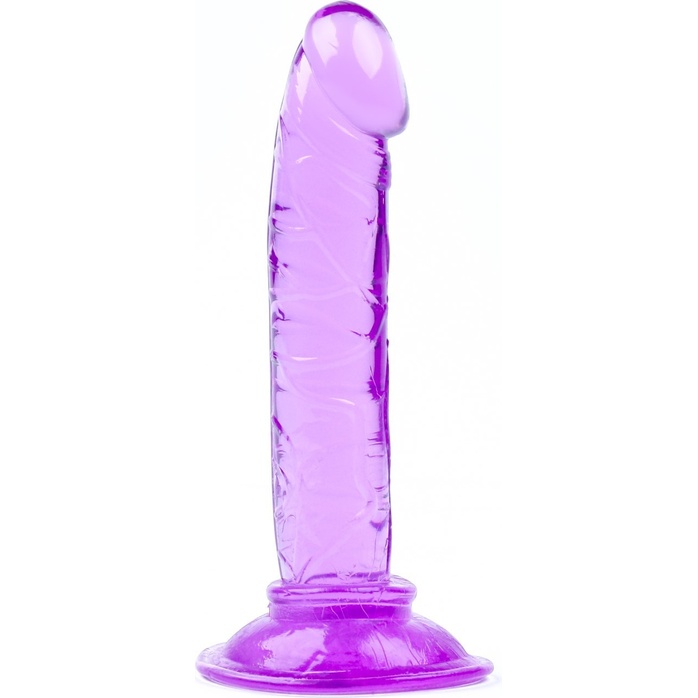 Фиолетовый анальный фаллоимитатор на присоске - 12 см - Оки-Чпоки. Фотография 3.