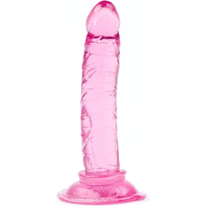 Розовый анальный фаллоимитатор на присоске - 12 см - Оки-Чпоки. Фотография 2.