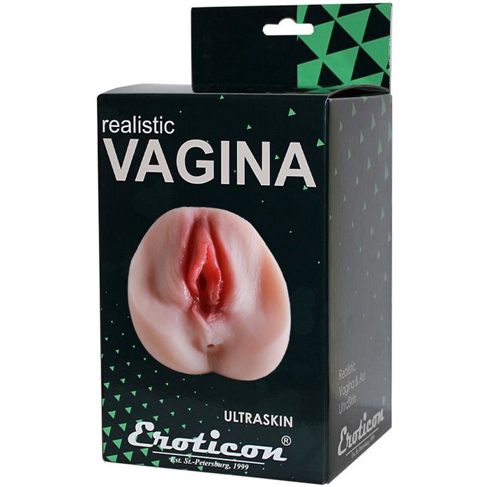 Телесный мастурбатор-вагина Realistic Vagina. Фотография 3.