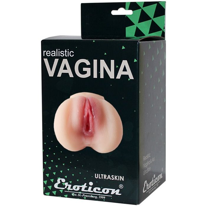 Телесный реалистичный мастурбатор-вагина 3D. Фотография 3.