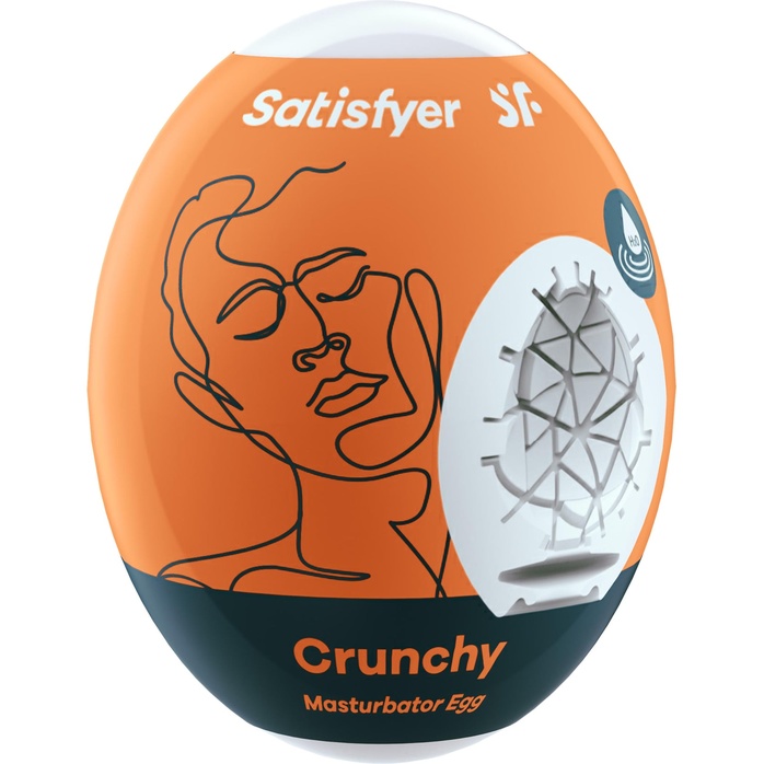 Набор из 3 мастурбаторов-яиц Satisfyer Crunchy. Фотография 2.