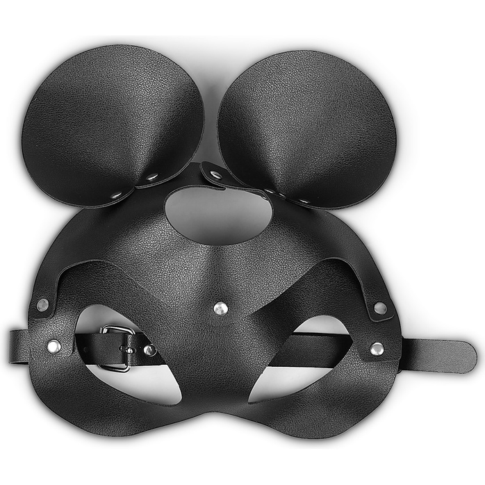 Пикантная черная маска «Озорная мышка» с заклепками - Страна Карнавалия. Фотография 3.