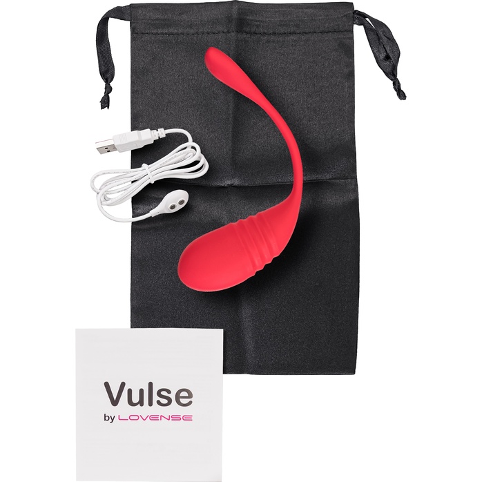 Красное силиконовое виброяйцо Vulse. Фотография 10.