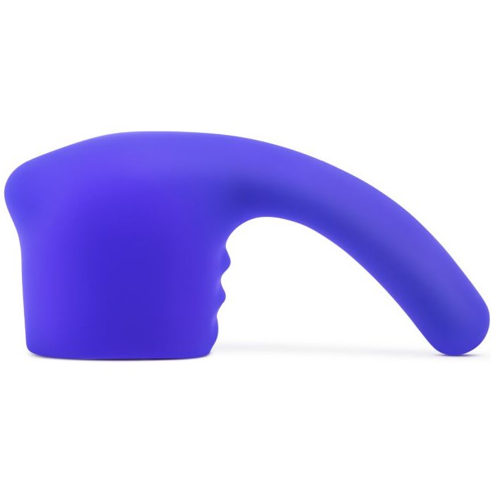 Фиолетовая насадка для wand-вибромассажера Deluxe Silicone G-Spot Wand Attachment. Фотография 3.