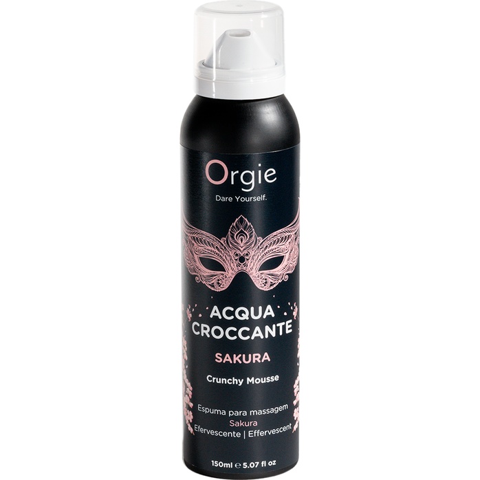 Хрустящая пенка для массажа Orgie Acqua Croccante Sakura с ароматом сакуры - 150 мл