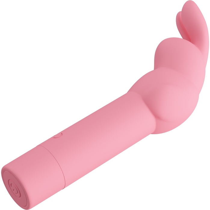 Нежно-розовый вибростимулятор в форме кролика Gerardo - Pretty Love. Фотография 9.