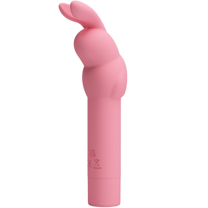 Нежно-розовый вибростимулятор в форме кролика Gerardo - Pretty Love