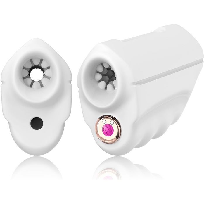 Белый вибромастурбатор Mini Masturbator. Фотография 10.