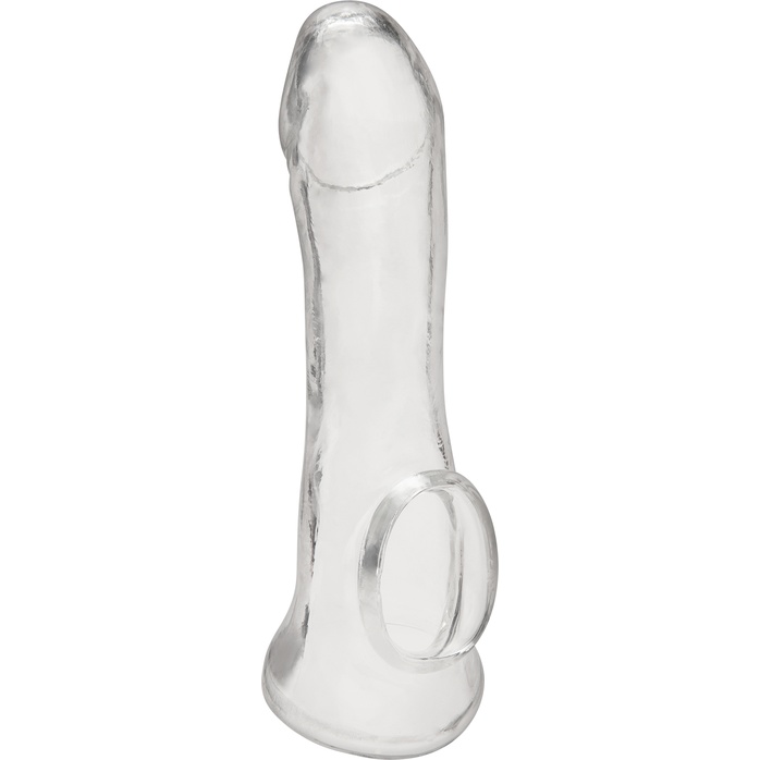 Прозрачная насадка на пенис Transparent Penis Enhancing Sleeve Extension - 15,9 см. Фотография 3.