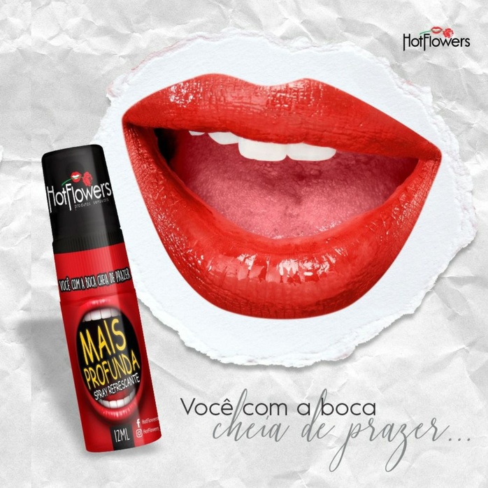 Спрей Mais Profunda для оральных ласк с охлаждающим эффектом - 12 мл. Фотография 2.