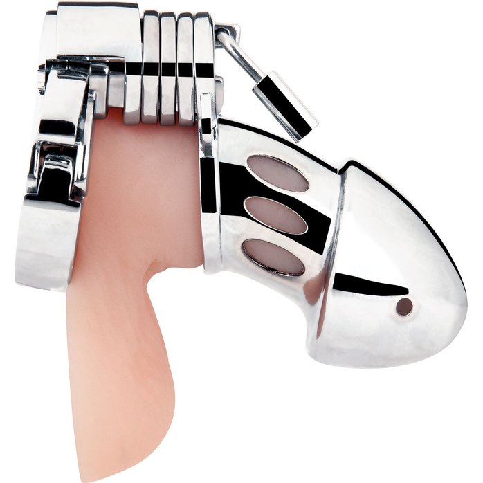 Клетка на пенис из металла Obedience Cock Cage. Фотография 2.