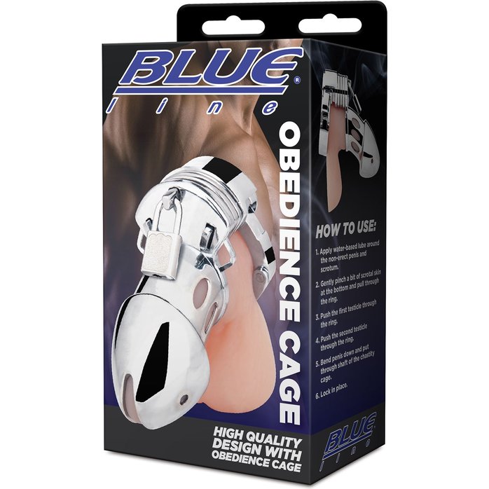 Клетка на пенис из металла Obedience Cock Cage. Фотография 4.