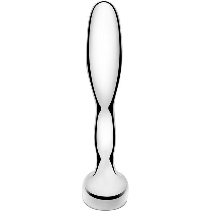 Стальной стимулятор простаты Stainless Steel Prostate Plug - 11,5 см. Фотография 4.