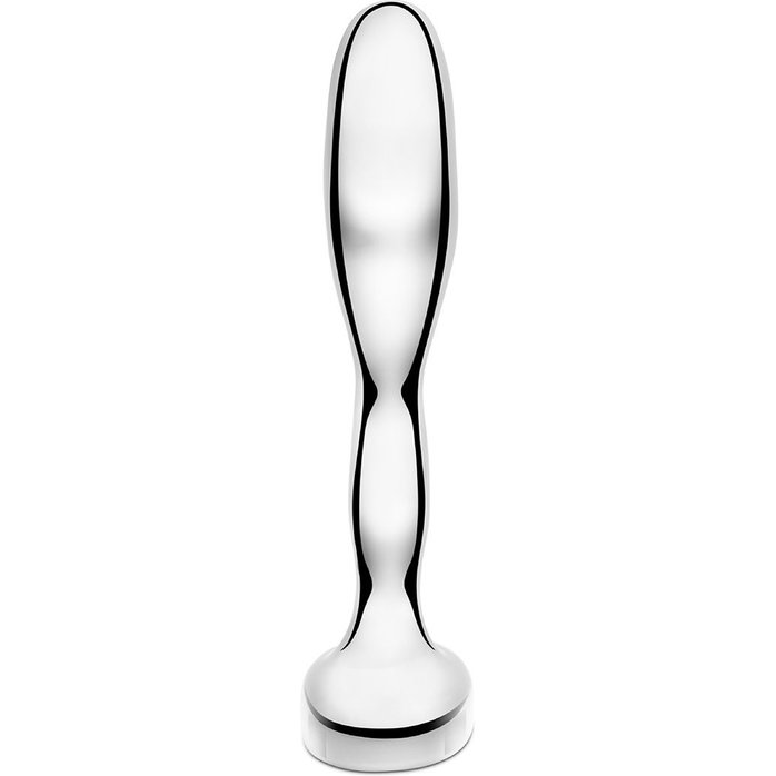 Стальной стимулятор простаты Stainless Steel Prostate Plug - 11,5 см. Фотография 5.