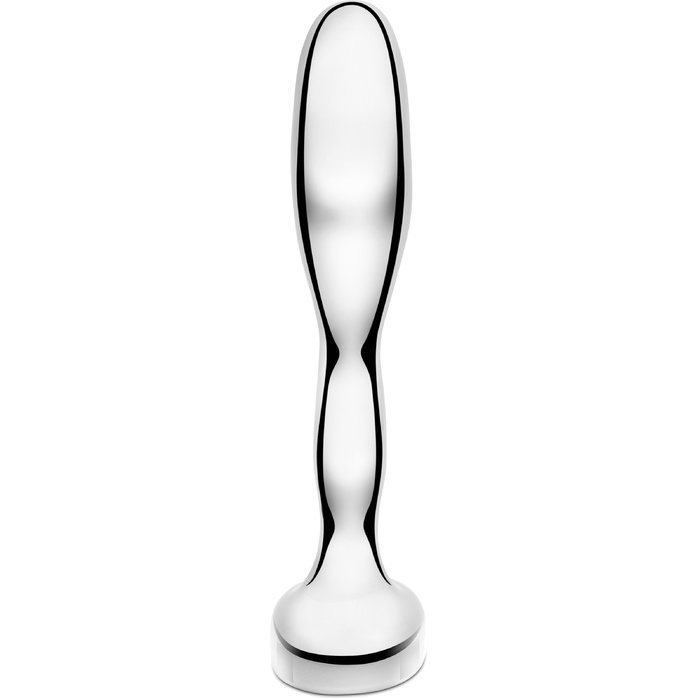 Стальной стимулятор простаты Stainless Steel Prostate Plug - 11,5 см. Фотография 7.